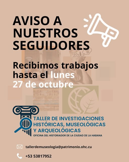 xvi-taller-de-investigaciones-historicas-museologicas-y-arqueologicas-patrimonio-innovacion-y-sostenibilidad-desde-las-industrias-culturales-y-creativas