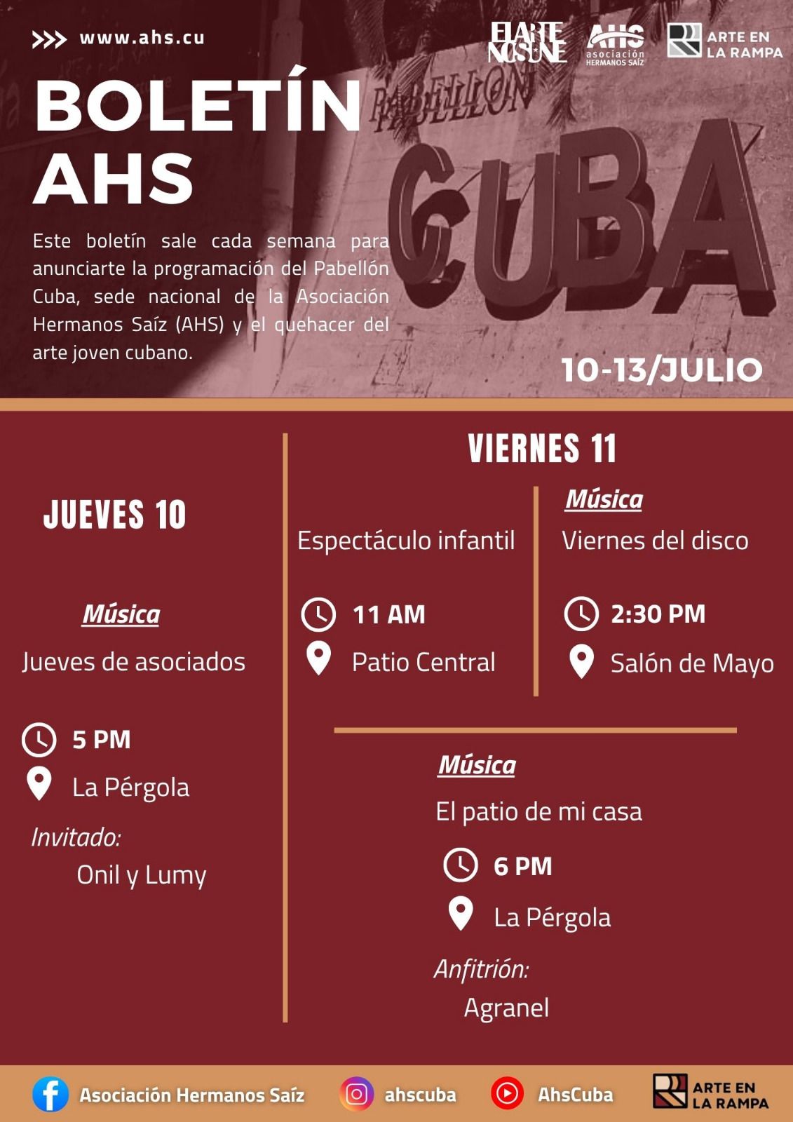 programacion-del-pabellon-cuba-sede-nacional-de-la-asociacion-hermanos-saiz-10-13-de-julio