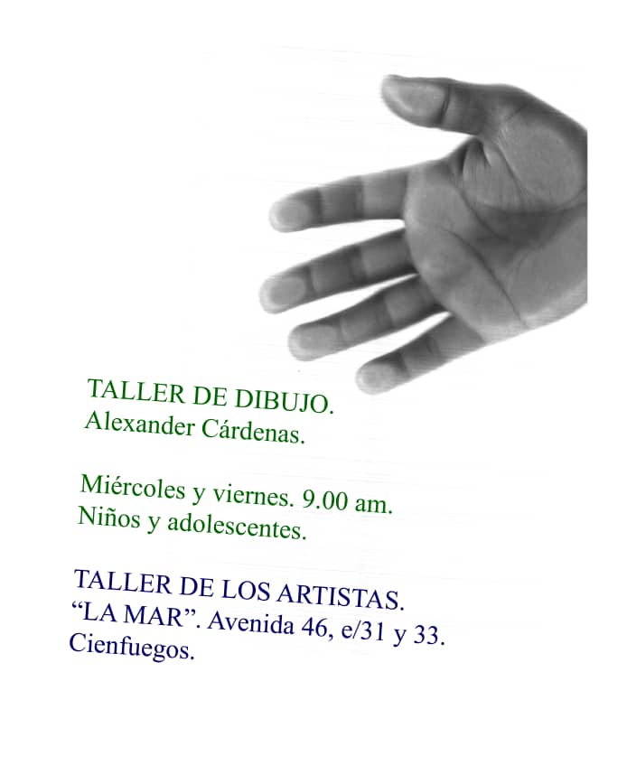 Taller de dibujo Alexander Càrdenas en La Mar. taller-de-dibujo-alexander-cardenas-en-la-mar