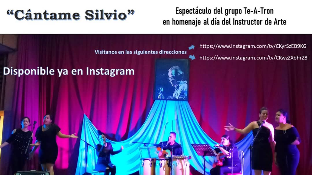"Cántame Silvio" Espectáculo online del grupo Te-A-Tron cantame-silvio-espectaculo-online-del-grupo-te-a-tron