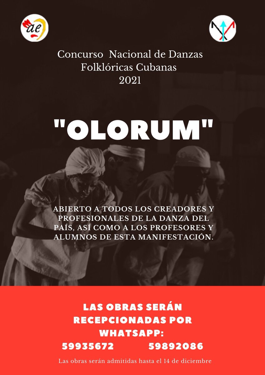 Concurso Nacional de Danzas Folclóricas Cubanas “Olorum” 2021 concurso-nacional-de-danzas-folcloricas-cubanas-olorum-2021