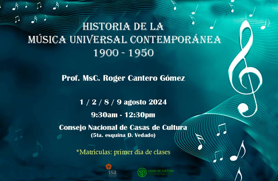convocatoria-taller-de-verano-historia-de-la-musica-universal-contemporanea-1900-1950